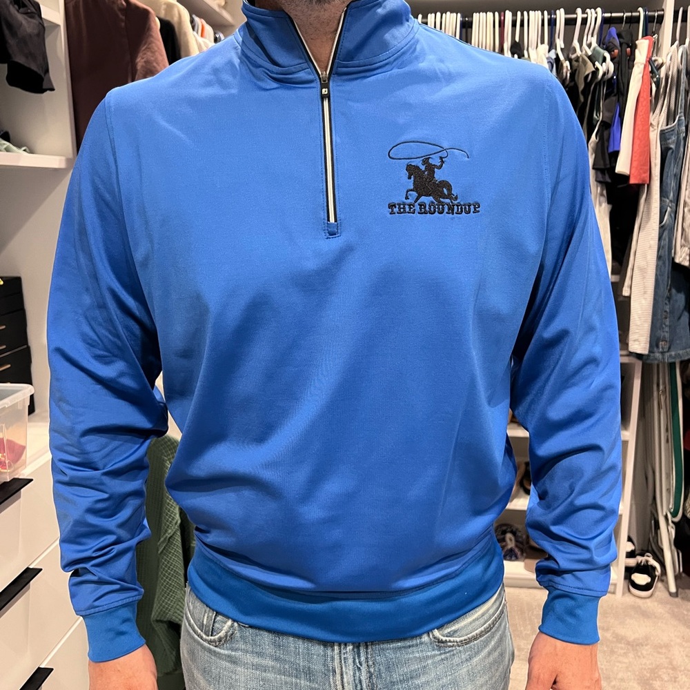FOOT JOY Men’s Golf Quarter-Zip Pullover with Logo